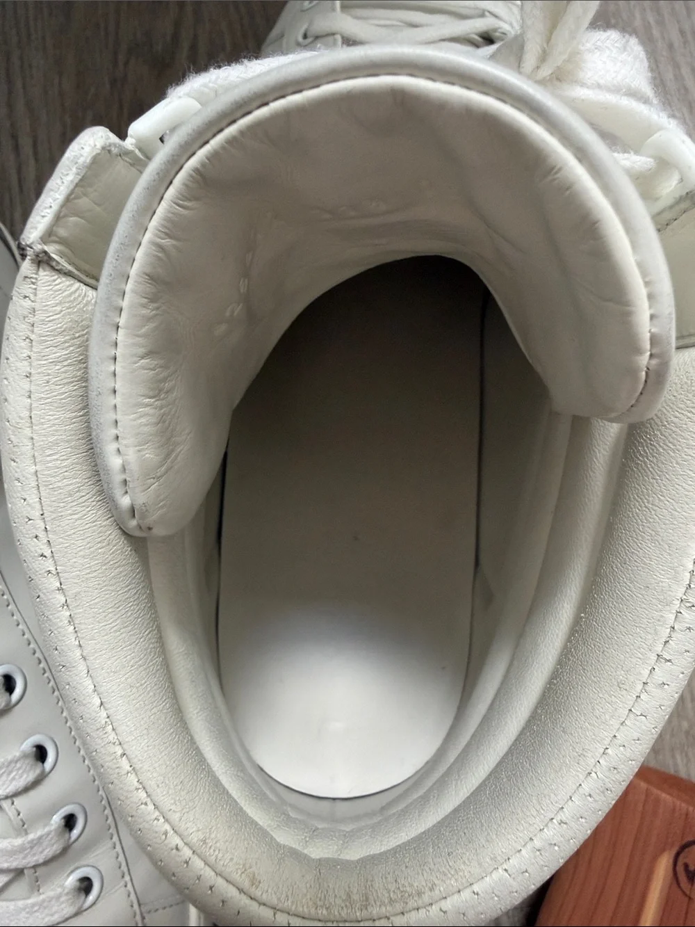 Gucci Ace Men's White High-Top Sneakers - Size 11.5